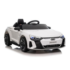 Vienvietīgs bērnu elektromobilis Audi RS E-Tron GT, balts cena un informācija | Bērnu elektroauto | 220.lv