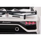 Vienvietīgs bērnu elektromobilis Lamborghini Aventador SVJ, balts cena un informācija | Bērnu elektroauto | 220.lv