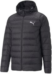 Virsjaka vīriešiem Puma Hooded 849355, melns цена и информация | Мужские куртки | 220.lv