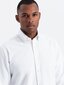 Krekls vīriešiem Ombre Clothing Oxford V1 OM-SHOS-0114, balts цена и информация | Vīriešu krekli | 220.lv