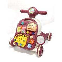 Interaktīvā rotaļlieta 4in1, brūns cena un informācija | Rotaļlietas zīdaiņiem | 220.lv