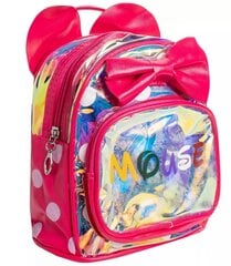 Bērnu mugursoma Mickey Mouse, rozā cena un informācija | Skolas somas | 220.lv
