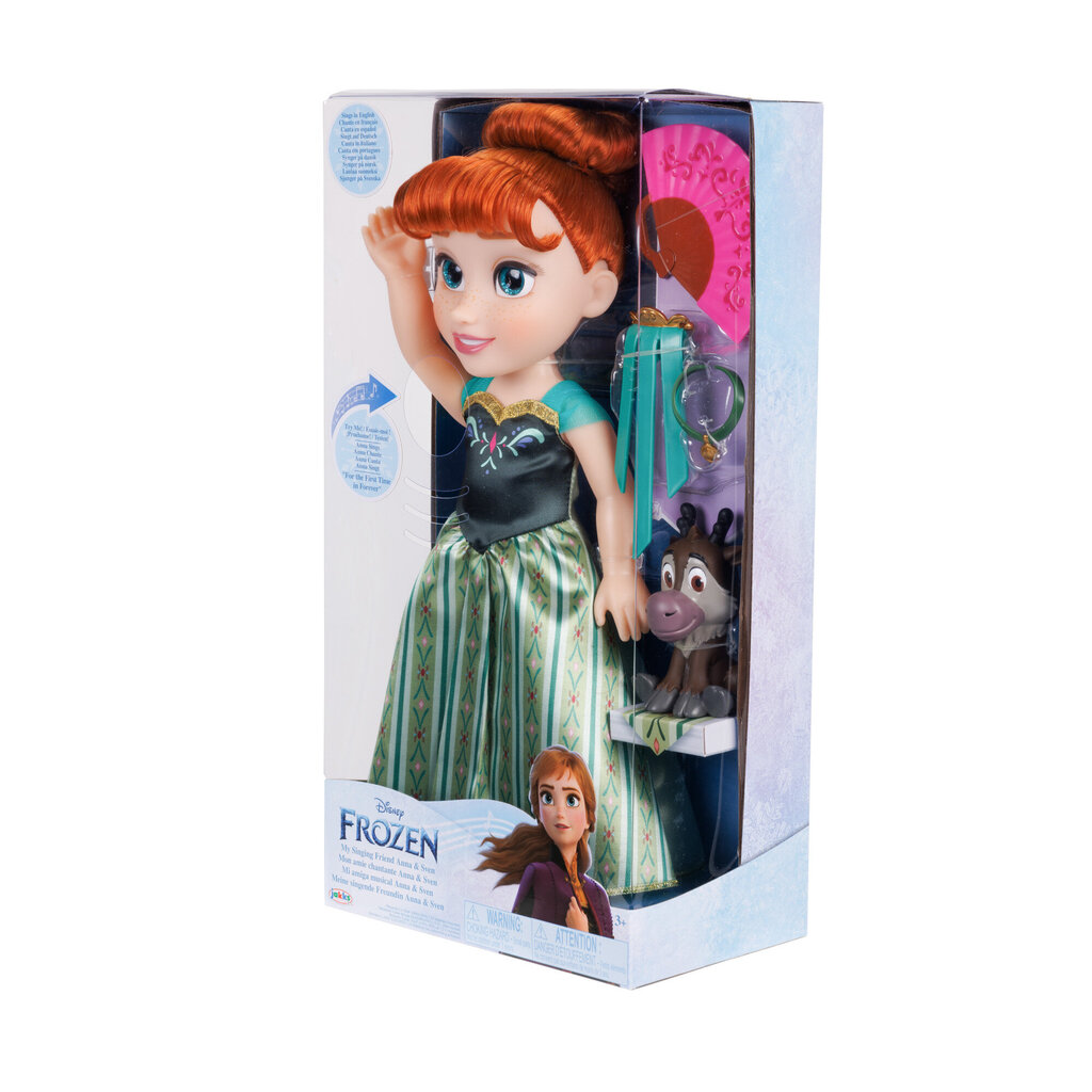 Interaktīvā lelle Jakks Pacific Frozen Anna cena un informācija | Rotaļlietas meitenēm | 220.lv