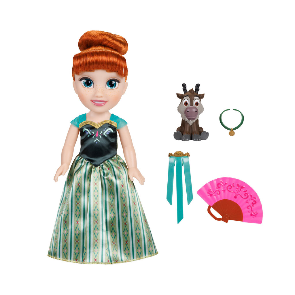 Interaktīvā lelle Jakks Pacific Frozen Anna cena un informācija | Rotaļlietas meitenēm | 220.lv