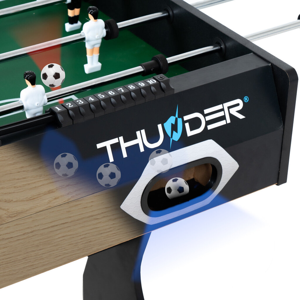 Saliekams galda futbols Thunder Hexagon 4Ft cena un informācija | Galda futbols | 220.lv