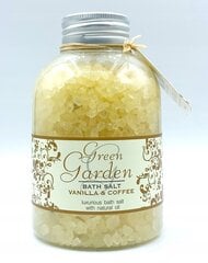 Vannas sāls Green Garden Bath Salt Vanilla & Coffee, 600 g cena un informācija | Dušas želejas, eļļas | 220.lv