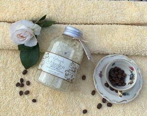 Vannas sāls Green Garden Bath Salt Vanilla & Coffee, 600 g cena un informācija | Dušas želejas, eļļas | 220.lv