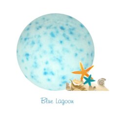 Vannas sāls bumba Green Garden Bath Fizz Blue Lagoon, 160 g цена и информация | Масла, гели для душа | 220.lv