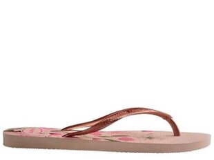 Slim organic ballet havaianas for women's pink 41328232022 41328232022 цена и информация | Шлепанцы, тапочки для женщин | 220.lv