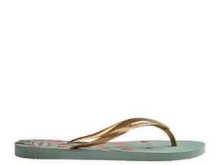 Slim organic clay havaianas for women's green 41328231809 41328231809 цена и информация | Шлепанцы, тапочки для женщин | 220.lv