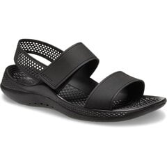 Crocs™ sandales sievietēm LiteRide 360 230373, melns цена и информация | Женские босоножки | 220.lv