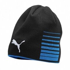 Puma Кепки Liga Reversible Beanie Black Blue 022357 02 цена и информация | Мужские шарфы, шапки, перчатки | 220.lv