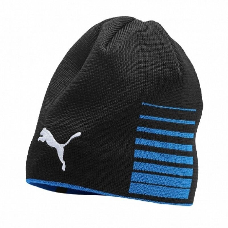 Puma Cepures Liga Reversible Beanie Black Blue 022357 02 cena un informācija | Vīriešu cepures, šalles, cimdi | 220.lv