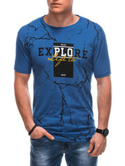 T-krekls vīriešiem Edoti S1854, zils cena un informācija | Vīriešu T-krekli | 220.lv