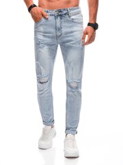 джинсы p1369 - синие цена и информация | Мужские брюки | 220.lv