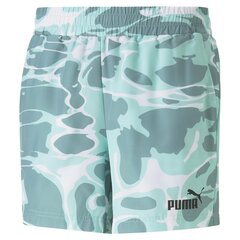 Peldšorti vīriešiem Puma Summer Splash Woven AOP, zaļš cena un informācija | Peldšorti, peldbikses | 220.lv