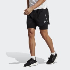 Šorti vīriešiem Adidas D4R 2in1, melns cena un informācija | Sporta apģērbs vīriešiem | 220.lv