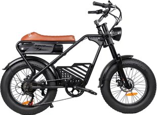 Электровелосипед Tourwheel T3, 20", черный, 250 Вт, 17,5 Ач цена и информация | Электровелосипеды | 220.lv