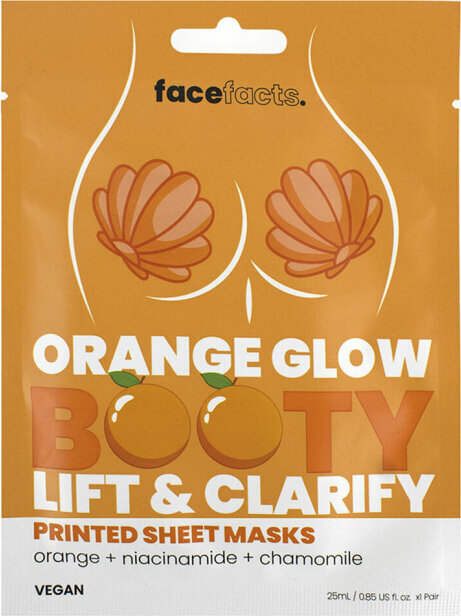 Ķermeņa maska ​​Face Facts Mask Glow Booty Orange Glutes, 25 ml cena un informācija | Ķermeņa krēmi, losjoni | 220.lv