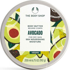 Barojošs ķermeņa sviests sausai ādai The Body Shop Avocado 200 ml цена и информация | Кремы, лосьоны для тела | 220.lv