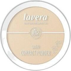 Pūderis Lavera Satin Compact Powder Light 01, 9,5 g цена и информация | Пудры, базы под макияж | 220.lv