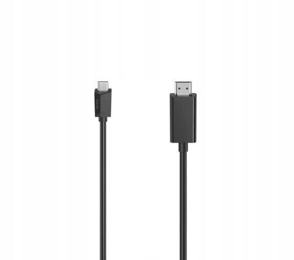 Kabelis HAMA Usb Type C uz HDMI, 1.50 m cena un informācija | Kabeļi un vadi | 220.lv