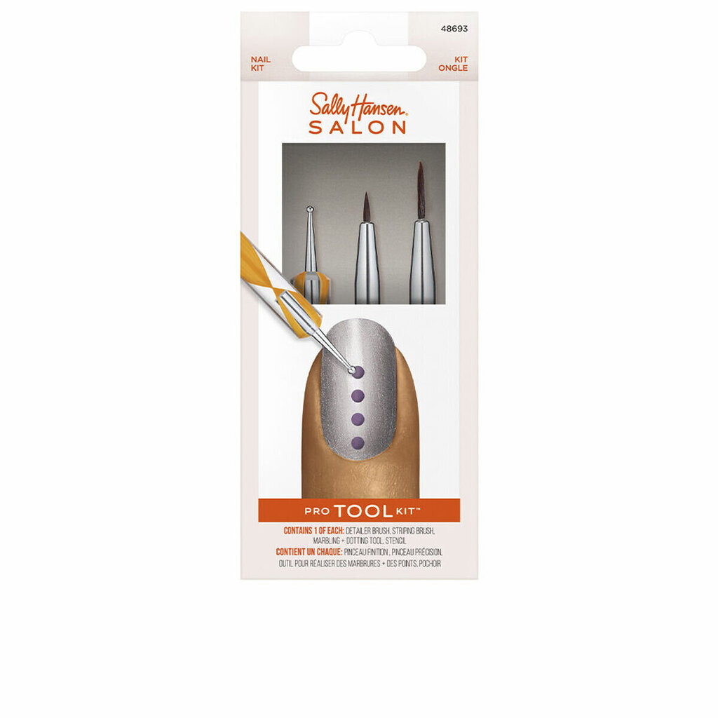 Manikīra otu komplekts Sally Hansen Pro Tool, 3 gab. цена и информация | Nagu kopšanas piederumi | 220.lv