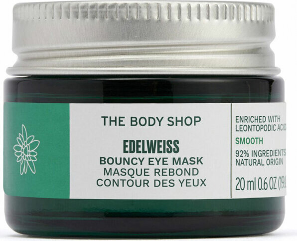 Maska acu zonai The Body Shop Edelweiss, 20 ml cena un informācija | Sejas maskas, acu maskas | 220.lv