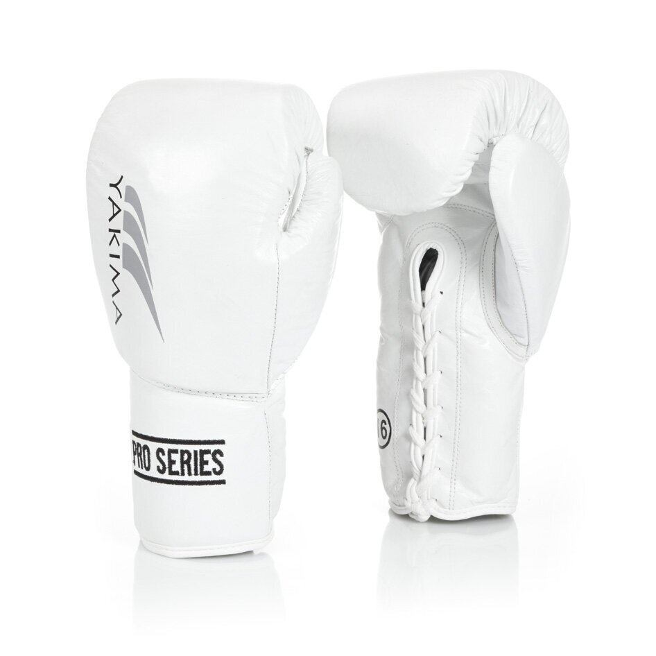 Boksa cimdi WOLF WHITE L 10 oz Yakimasport cena un informācija | Bokss un austrumu cīņas | 220.lv