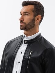 куртка - черная v2 om-jafl-0109 цена и информация | Мужские куртки | 220.lv