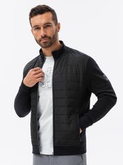 куртка - черная v2 om-janp-0103 цена и информация | Мужские куртки | 220.lv