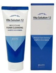 Tīrīšanas putas mazgāšanai Jigott Vita Solution 12 Moisture Foam Cleansing, 180 ml cena un informācija | Sejas ādas kopšana | 220.lv