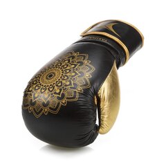 Boksa cimdi YakimaSport Mandala, melni/zelta цена и информация | Боевые искусства | 220.lv