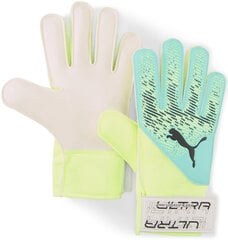 Вратарские перчатки Puma Ultra Grip 041817 06/7, желтые/зеленые цена и информация | Футбольная форма и другие товары | 220.lv