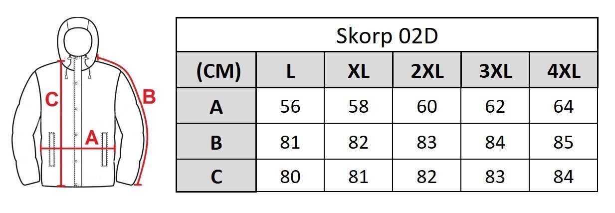 Jaka vīriešiem Skorp 02D cena un informācija | Vīriešu virsjakas | 220.lv