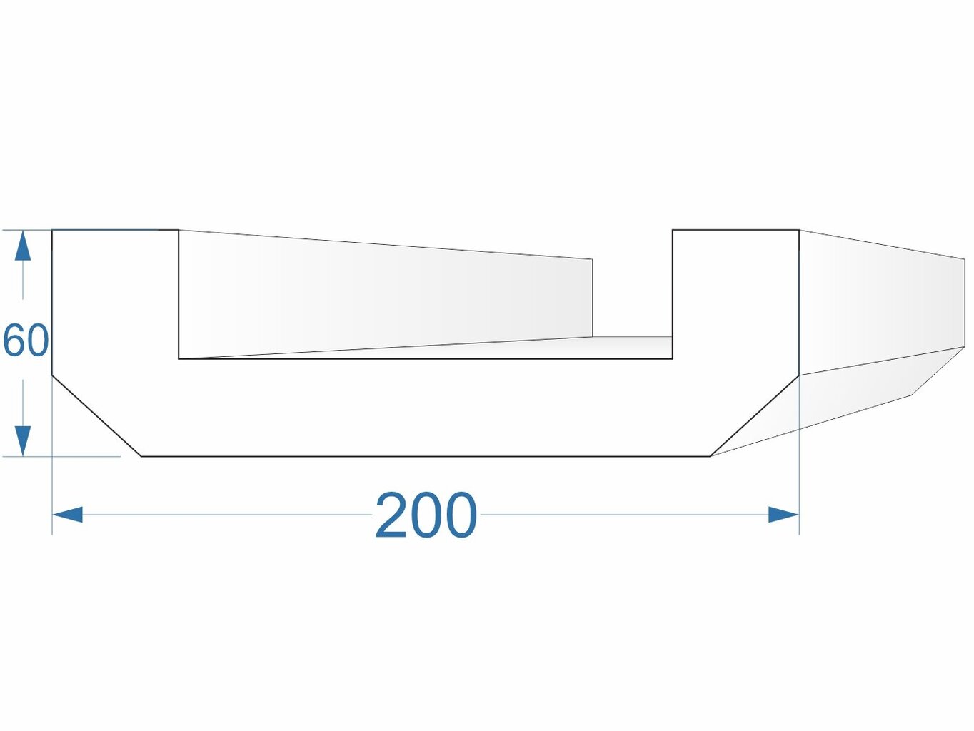 Piekaramie griesti, LH15A 6x20x200cm cena un informācija | Griestu, sienu dekoru elementi | 220.lv