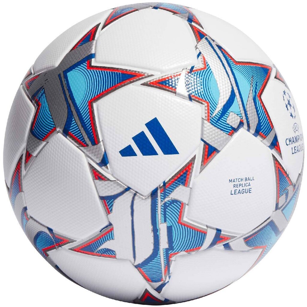 Futbola bumba Adidas Ucl League IA0954, balta/zila цена и информация | Futbola bumbas | 220.lv