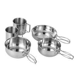 Набор походной посуды SUS304 цена и информация | Котелки, туристическая посуда и приборы | 220.lv