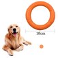 Rotaļlieta suņiem – gredzens, oranžs, 18 cm cena un informācija | Suņu rotaļlietas | 220.lv