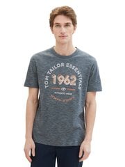 Tom Tailor мужская футболка 1008637*10690, синий /белый цена и информация | Мужские футболки | 220.lv
