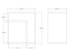 Sānu galdiņš Asir, 50x50x29,6 cm, pelēks cena un informācija | Žurnālgaldiņi | 220.lv
