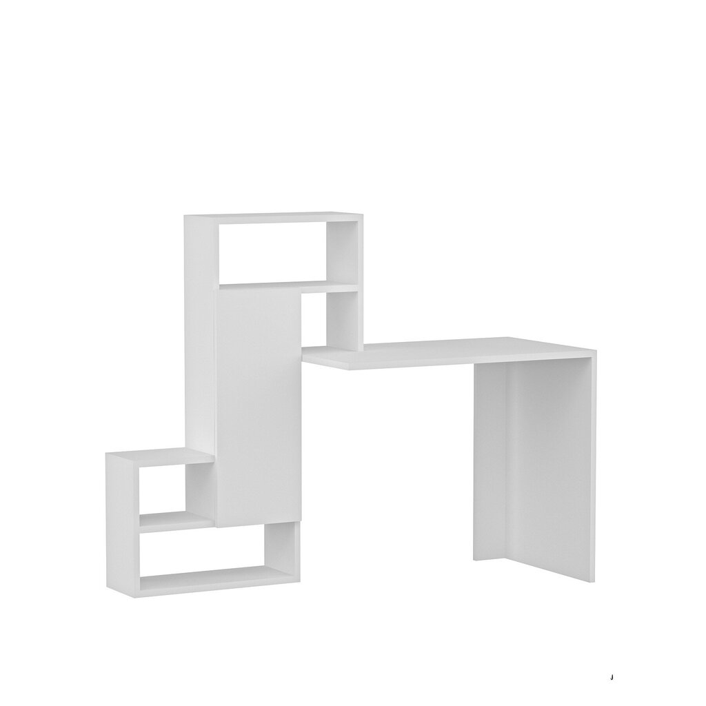 Darba galds, Asir, 138,6x55x19cm, balts цена и информация | Datorgaldi, rakstāmgaldi, biroja galdi | 220.lv
