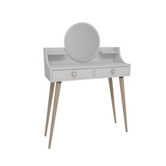 Столик медовый Asir, 131x90x35 см, белый цена и информация | Туалетные столики | 220.lv