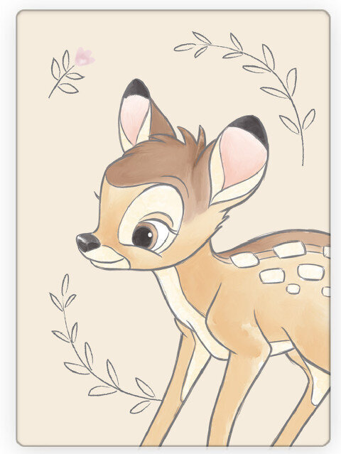 Disney Bambi Polar Bērnu pleds, 100x140 cm цена и информация | Gultas pārklāji, pledi | 220.lv