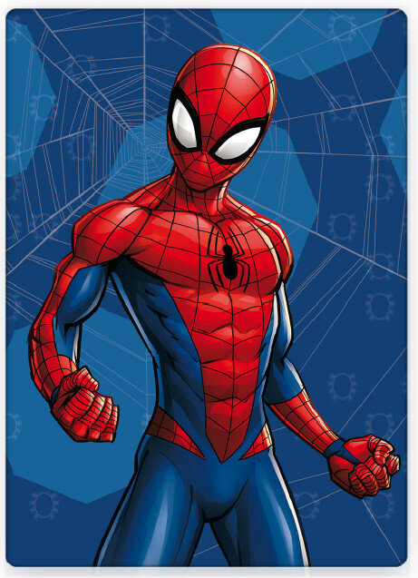 Spiderman Web Polar Bērnu pleds, 100x140 cm cena un informācija | Gultas pārklāji, pledi | 220.lv