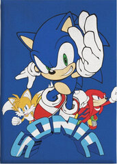 Sonic the Hedgehog Fleece Bērnu pleds, 100x140 cm cena un informācija | Gultas pārklāji, pledi | 220.lv