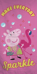 Peppa Pig Sparkle Dvielis, 70x140 cm cena un informācija | Dvieļi | 220.lv