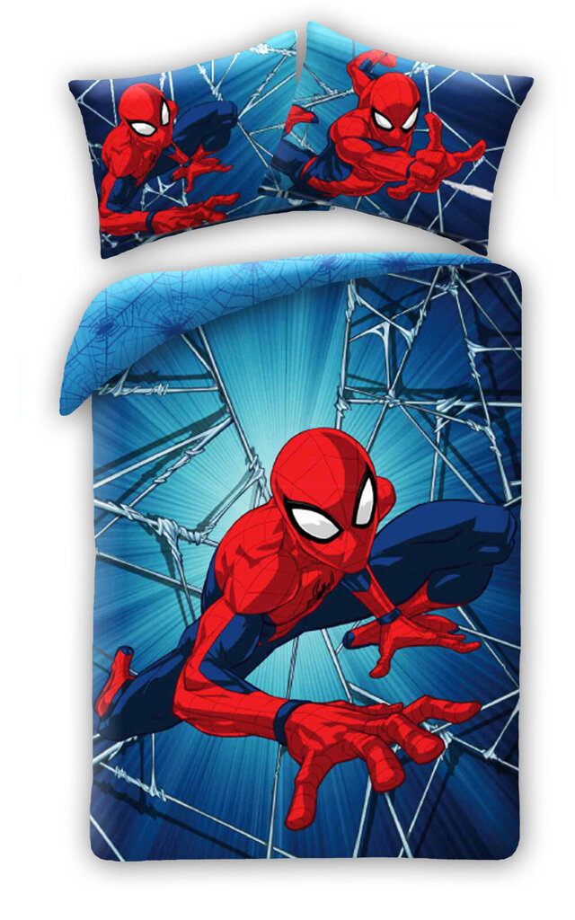 Gultasveļas komplekts Spiderman Dynamic, 140×200, 2 daļas cena un informācija | Bērnu gultas veļa | 220.lv