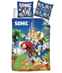 Gultasveļas komplekts Sonic the Hedgehog Speedy Dreams, 140×200, 2 daļas cena un informācija | Bērnu gultas veļa | 220.lv