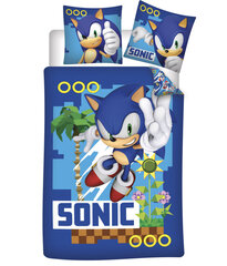 Gultasveļas komplekts Sonic the Hedgehog World Runner, 140×200, 2 daļas cena un informācija | Bērnu gultas veļa | 220.lv